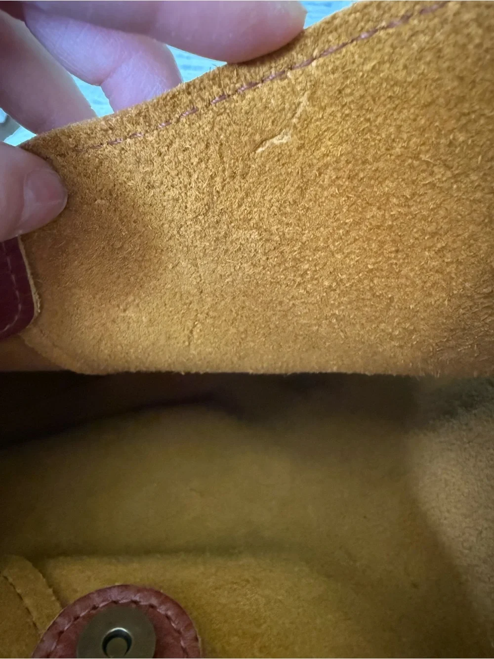 NWOT Portland Leather Goods Oversized Naomi in Sienna - Picture 6 of 7